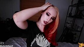 Hard Fucked Redhead from Club - OilyRedWolf Creampie Ride!