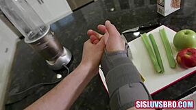 Damn! Ebony Stepdaughter Craves Stepdad's Monster Cock. She Sucks It Deep POV!