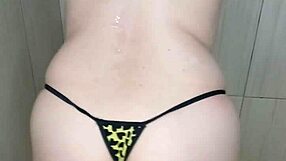 Sexy Brazilian Milf Oils Up Her Big Ass Body Seductively