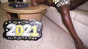 Pawg bombshell chokes on black monster cock before doggystyle pounding!