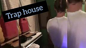 BOSS GAGS ON HUGE COCK IN STEAMY SEXTAPE!