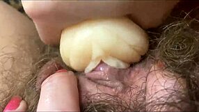 Watch her big clit throb and explode in intense closeup orgasm