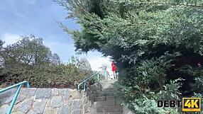 feeling her big natural pregnant tits bounce while seducing shaved pussy pov