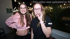 wanna see kendra heart, misty rein and shimmy cash dominate small cocks backstage??