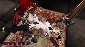 hey slave, time for some furry shemale monster training 😈🍆