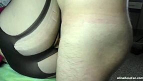 young amateur model's big ass fucked in tight leggings
