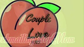 he blackmails stepmom into sucking huge cock deepthroat then fucks shaved pussy missionary