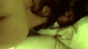 black teen whore screams from bareback interracial pov pounding with long hair swinging