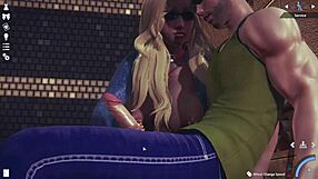 honey select 2 blonde milf outdoor public sex assfucking blowjob cumshot