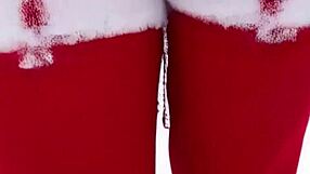 check out my sexy new christmas bikini stepmom dirty talk turns nude!