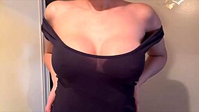 italian artemisia love flaunts massive juicy natural tits up close