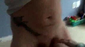 little pawg mama takes thick uncut cock cumshot on big ass backshots