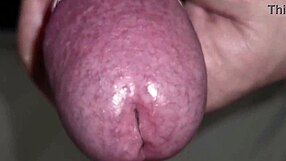 pov closeup hard cock masturbation with massive cumshot orgasm on piano