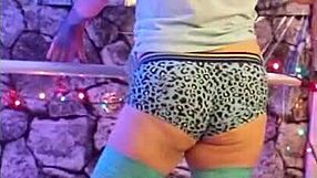 Hotwife Steffi dances in lingerie teasing her mature milf pussy promo