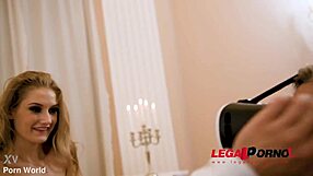 Tiffany Tatum works your hung cock in lingerie POV till cum explodes