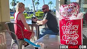 Cuck Husband Dares Wife To Fuck Stranger!