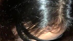 brazilian housewife hits swingers house shares pussy in glory hole while cuck hubby jerks