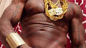 Big Black Hairy Monster Cock Hallelujah Johnson Jerked Off in Your Face