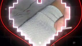 stepmom's sock fetish leads to fingering fucking her chubby legs close-up