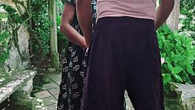 Girlfriend moans wildly getting fucked hard outdoors by you