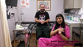 oh fuck yes nurse selena sativa's latex gloves probe patient's shaved pussy deep!