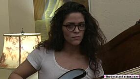 Latina Lesbian Licks Big Tits Best Friend's Shaved Pussy Face Sitting