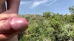 flashing my wet pussy outdoors feels so crazy and orgasmic...