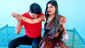 hey, newlywed bhabhi sneaks naughty bed fuck with devar's huge dick