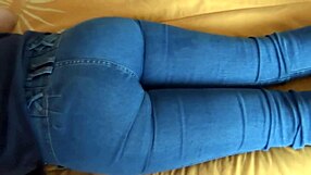 showing off my huge latina ass in and out of tight jeans compilation