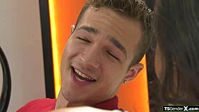 asian tgirl cheerleader takes jock cock anal bareback deep 🏈🍑