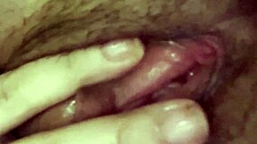 latina milf hairy pussy wet solo masturbation closeup
