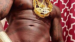 Big Black Hairy Monster Cock Hallelujah Johnson Jerked Off in Your Face