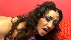 Persian Princess Cougar Rides Cock with Big Tits in Lingerie Cowgirl