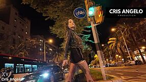 Lena Fire seduces Cris Angelo in Barcelona dorm for passionate girlfriend creampie fuck series part 1