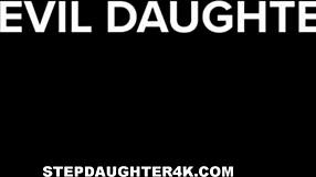 stepdad pounds sera ryder's tiny teen pussy in devil costume till she cums hard pov