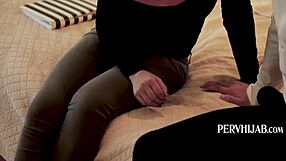 Busty Muslim Stepdaughter Ella Knox Craves White Stepdad's Cock! PervHijab