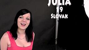 nervous chick takes FIRST FACIAL after intense sex blowjob