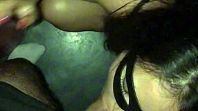 brazilian housewife hits swingers house shares pussy in glory hole while cuck hubby jerks
