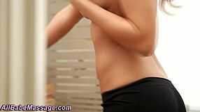 Blonde Lesbian Babe Devours Oiled Pussy in HD Massage Oral Frenzy