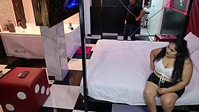 Step Cousin! Never Imagined I'd Invite You To FUCK MY WIFE in Hotel Threesome!