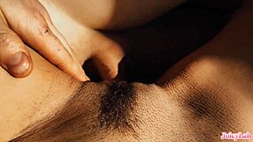 stepsis grabs my huge cock handjob closeup while driving pov