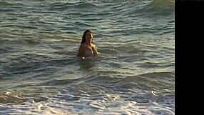 i'm naked and bent over on the public beach, so horny!