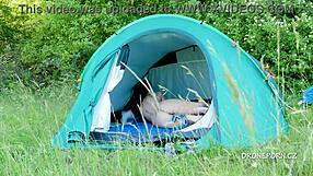 ever spied a nudist milf like al b ta hiding in her beach tent?