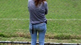 showing off my huge latina ass in and out of tight jeans compilation