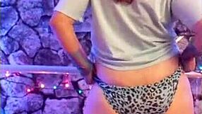 Hotwife Steffi dances in lingerie teasing her mature milf pussy promo