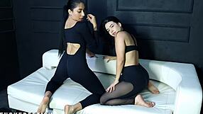 Sexy Moonblack Charlot kinky sportswear slow tease big ass skinny tits week49