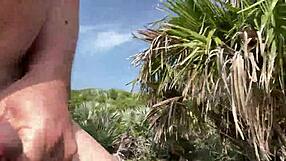 flashing my wet pussy outdoors feels so crazy and orgasmic...
