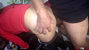 friends wife takes my huge cock deep in ass till i cum