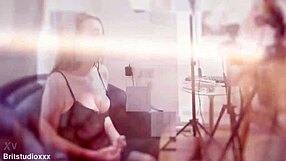 Seductive Redhead Office Secretary In Lingerie And Heels Tempts Cheating