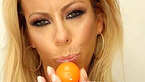 Busty milf deepthroats cock and rubs pussy in hot pov!